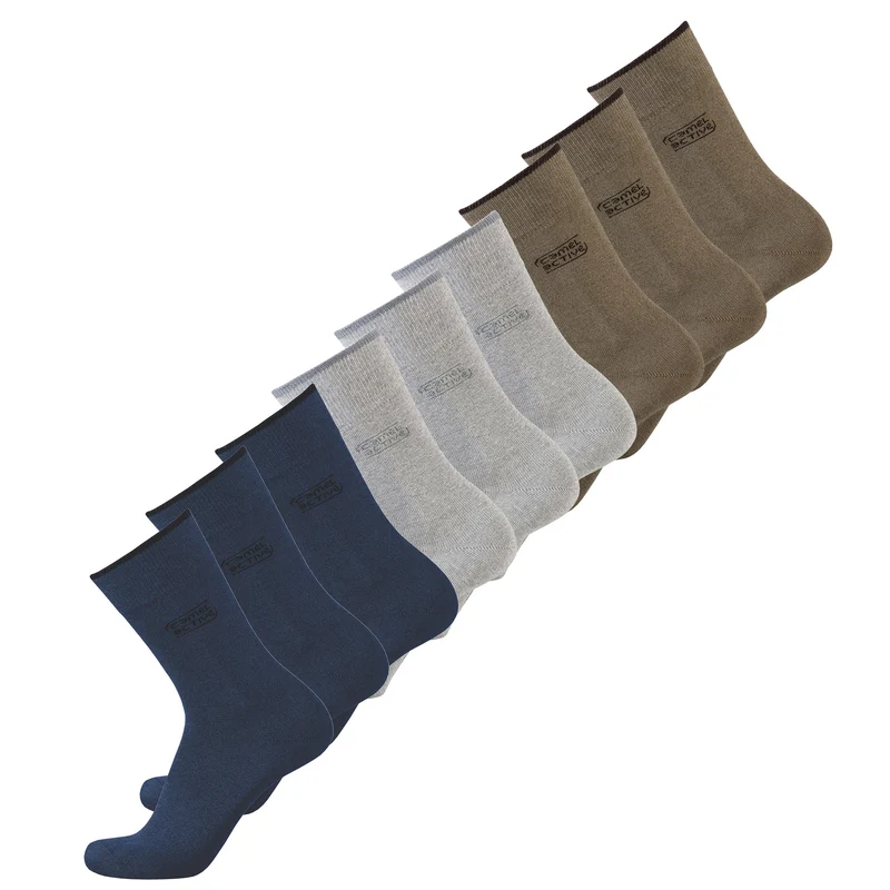 Camel Active Socken 9er mixed grau braun blau